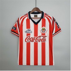 Chivas Guadalajara 98/99 Home White&Red Soccer Jersey